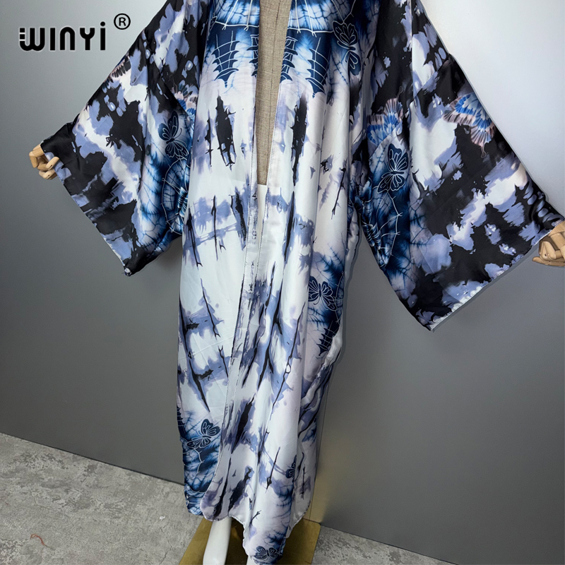 WINYI 2026 ボヘミアン着物マキシビーチウェアカバー - Boho Summer Beach Maxi Dress のレビューと価格