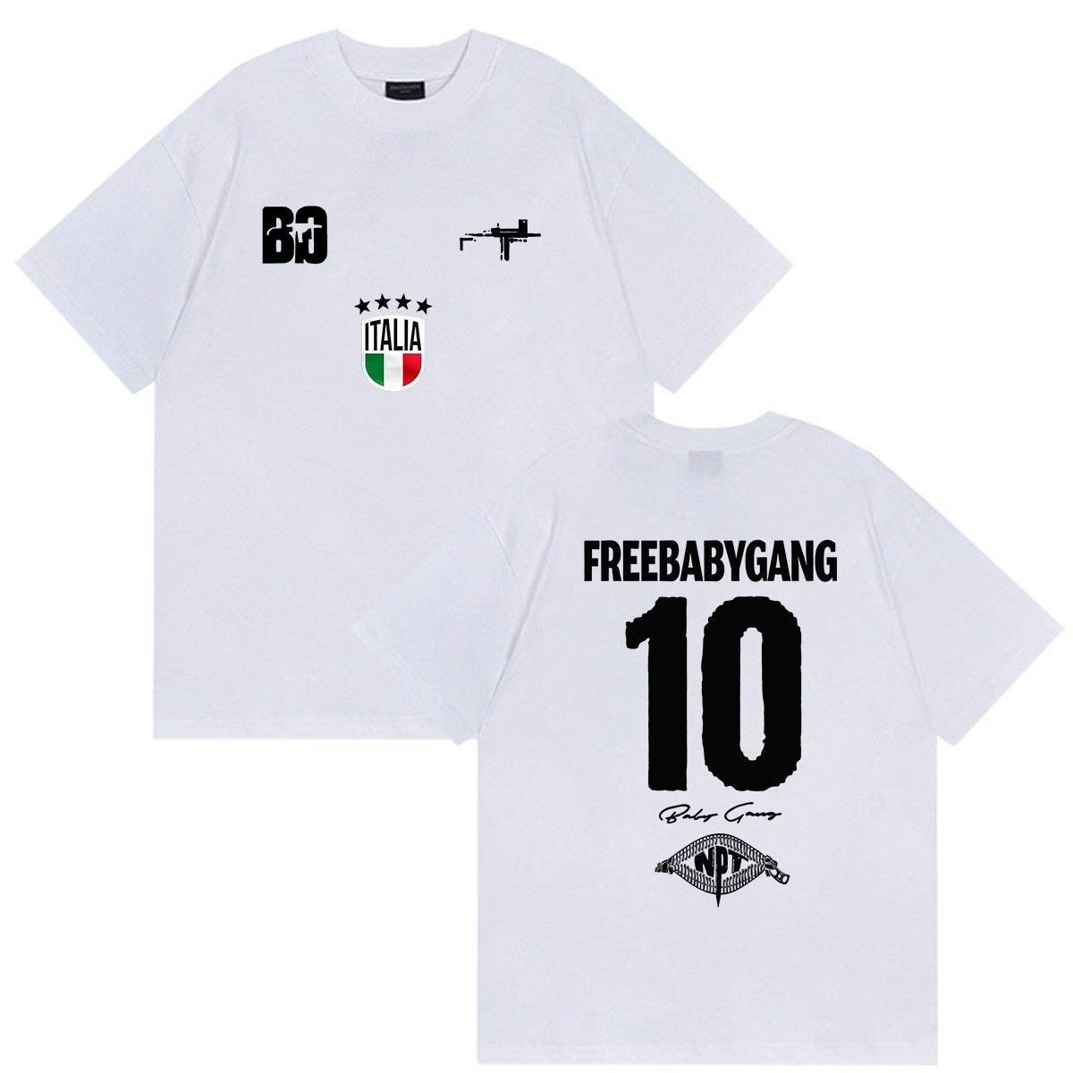 ラッパー・ベイビーギャング・ツアー2026 グラフィックTシ - Y2K Graphic Baby Tee Crop のレビューと価格