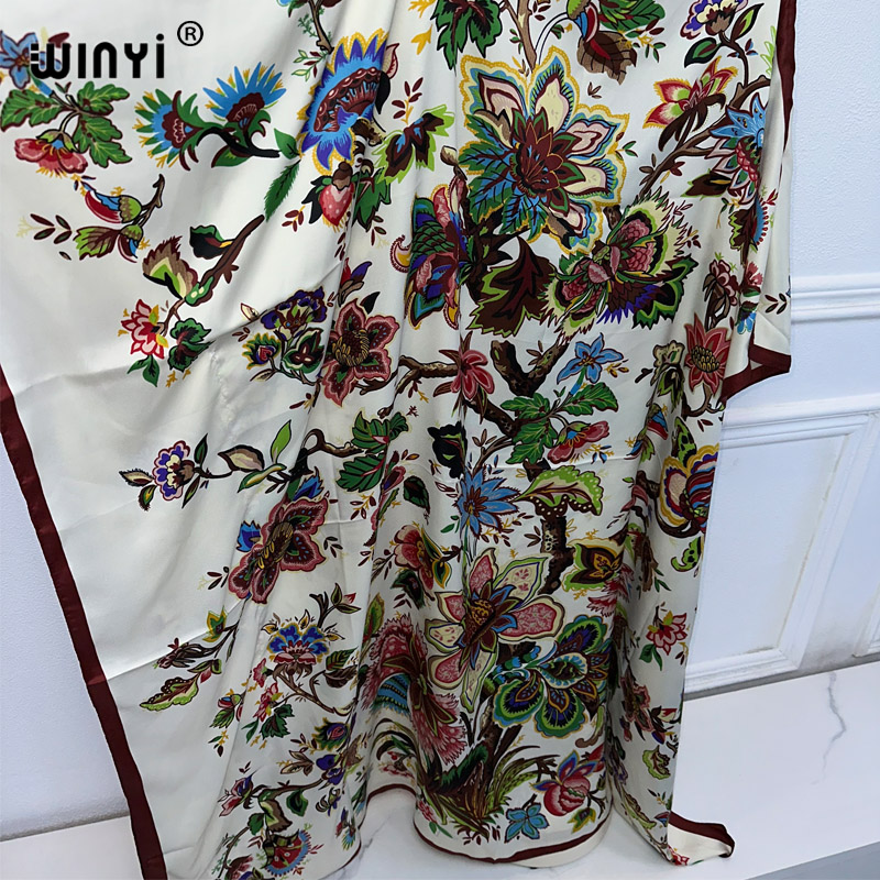 WINYI高品質アフリカ服フリーサイズ女性ファッションボホプ - Boho Summer Beach Maxi Dress のレビューと価格