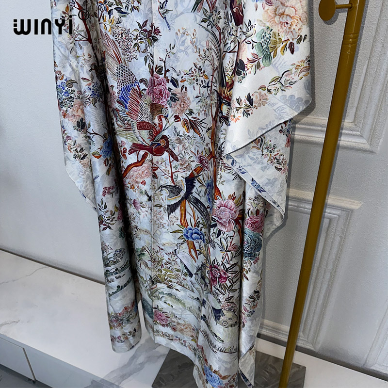 Winyi-女性のための自由奔放に生きるプリントマキシドレス - Boho Summer Beach Maxi Dress のレビューと価格