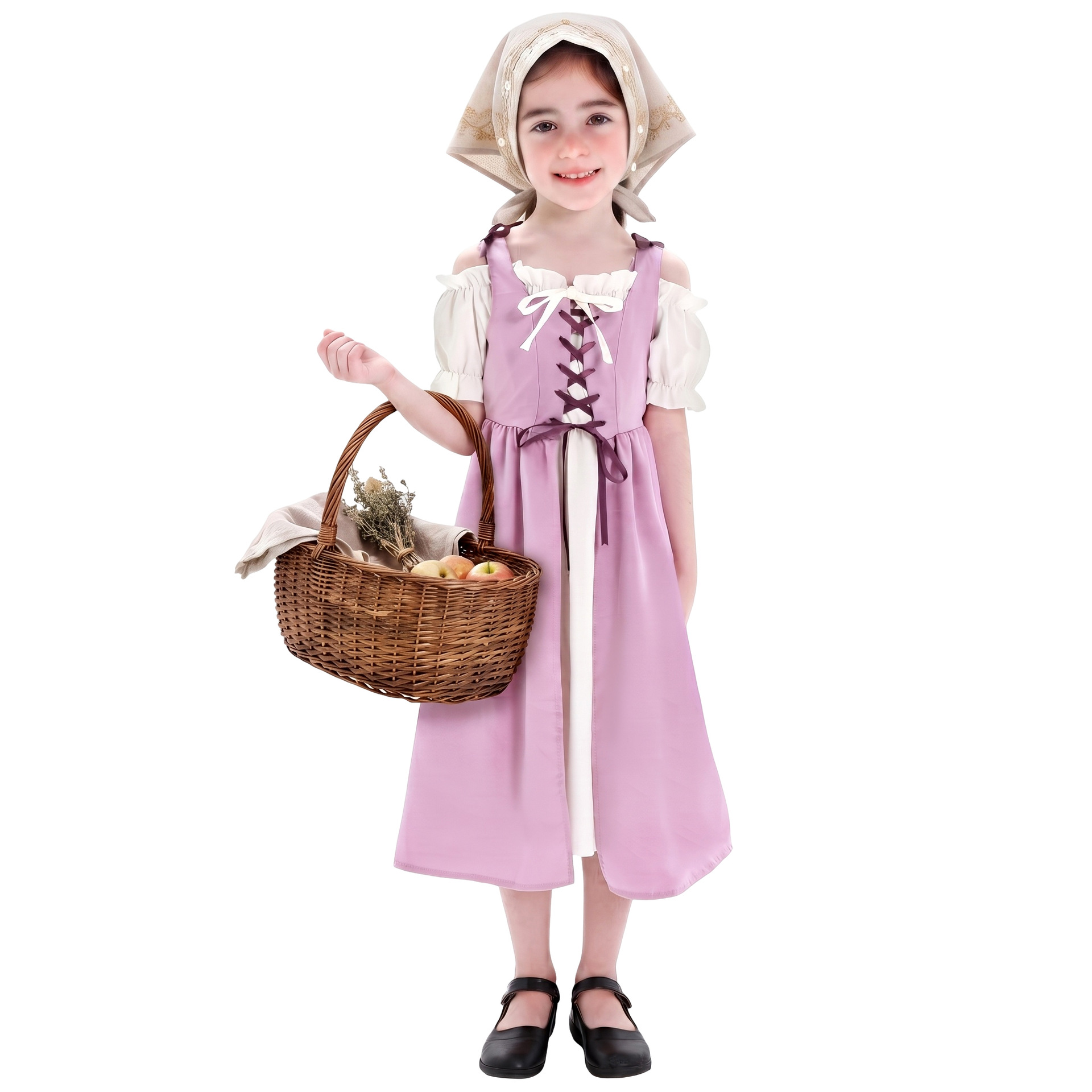 子供用 中世風コスチューム 女の子向け ヴィンテージ風牧歌的 - Dresses のレビューと価格
