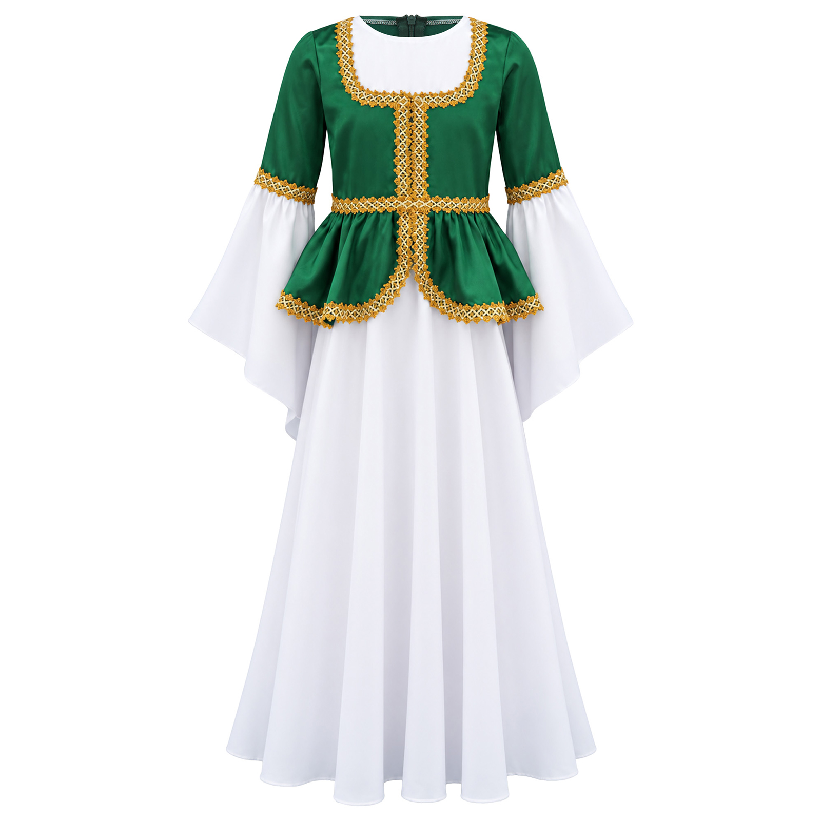 子供用、女の子向け、ルネサンス風コスプレ衣装、フレア袖、ゴー - Dresses のレビューと価格