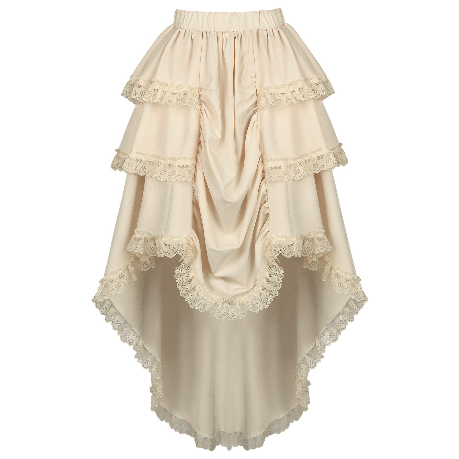 ルネサンス風のアシンメトリーヘムスカート。ヨーロッパやアメリ - Skirts のレビューと価格